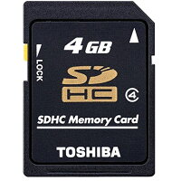 TOSHIBA 4GB SDHCカード ミニケース入 SD-L004G4-BLK